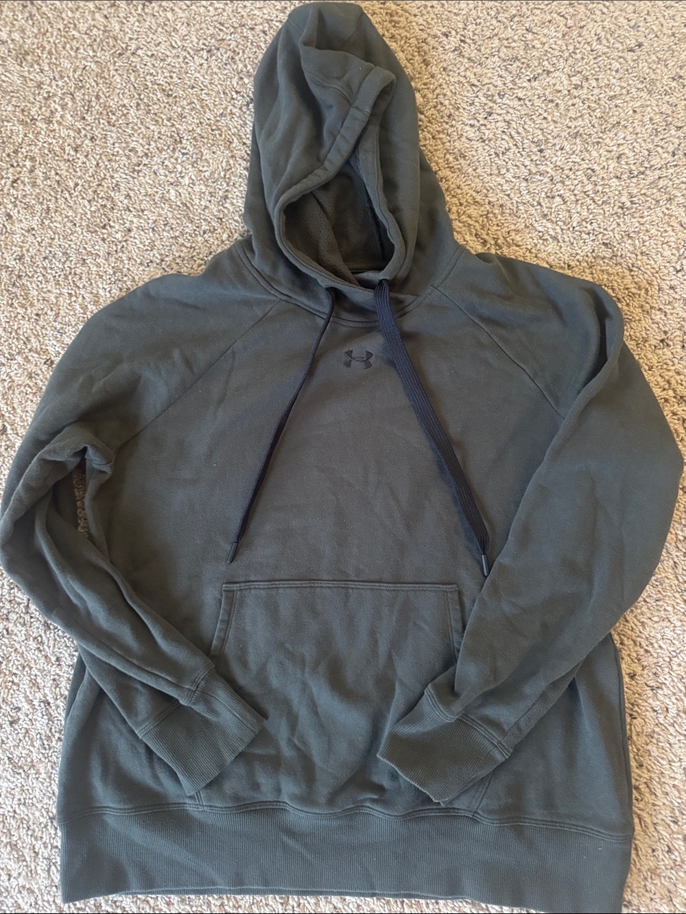 Under Armour Women’s  Hooded Pullover Sweatshirt - Dark Olive
